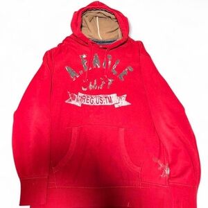 American Eagle Outfitters Red Hoodie